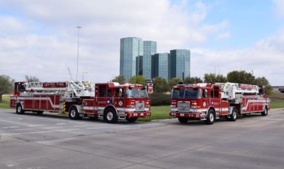 Irving Fire Department Adds Two Tractor-Drawn Aerial Trucks