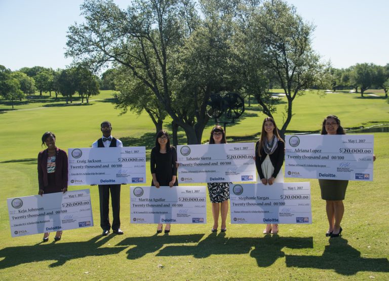 Six Dallas ISD Seniors Each Receive $20,000 Deloitte/NTPGA Fairway to Success Scholarships