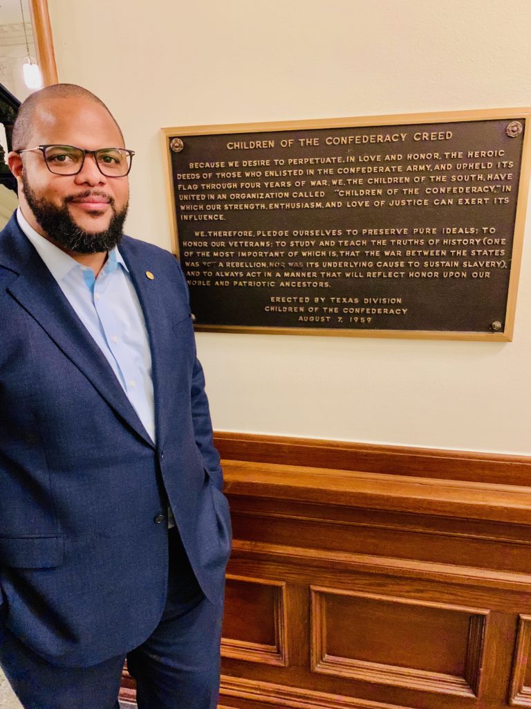Confederate plaque removed from the Texas Capitol