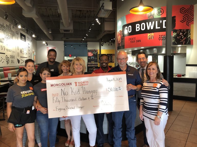 No Kid Hungry receives $50,000 donation from Genghis Grill