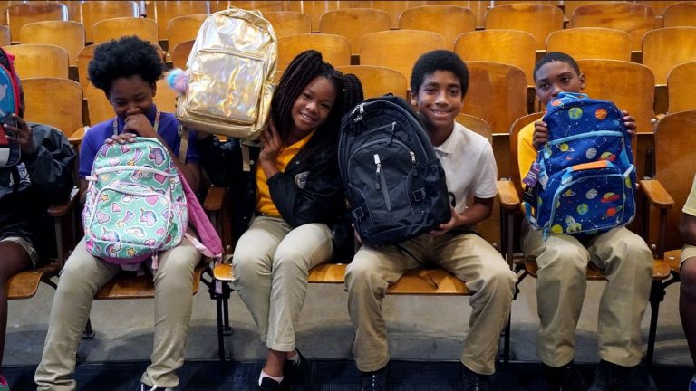 Local engineering company donates backpacks to Dallas ISD students