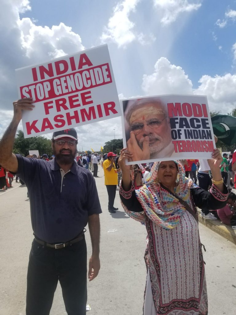 Houston Rally Featuring India PM Modi and Donald Trump Draws Thousands of Protestors