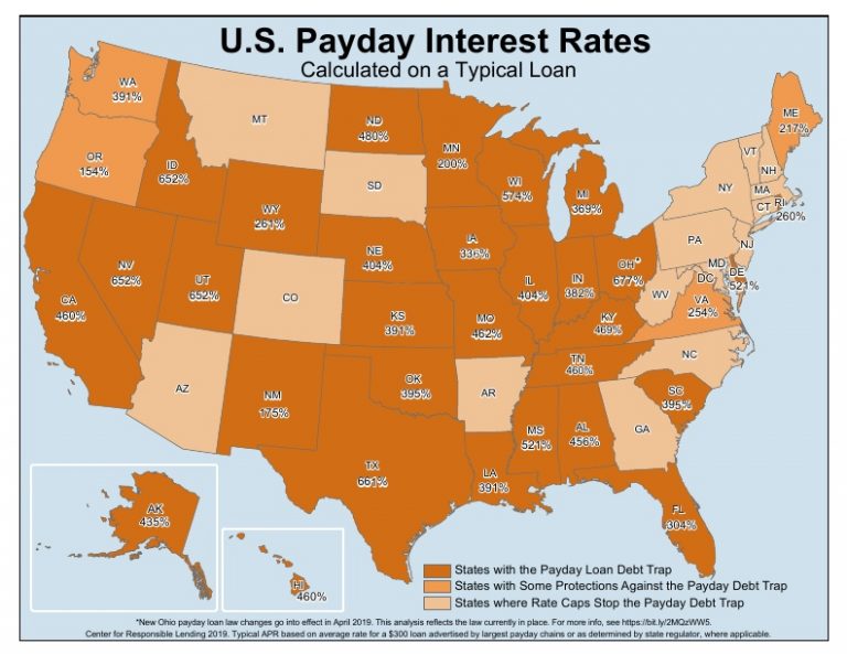FDIC and OCC proposals would strip away payday loan rate caps in 16 states and in DC