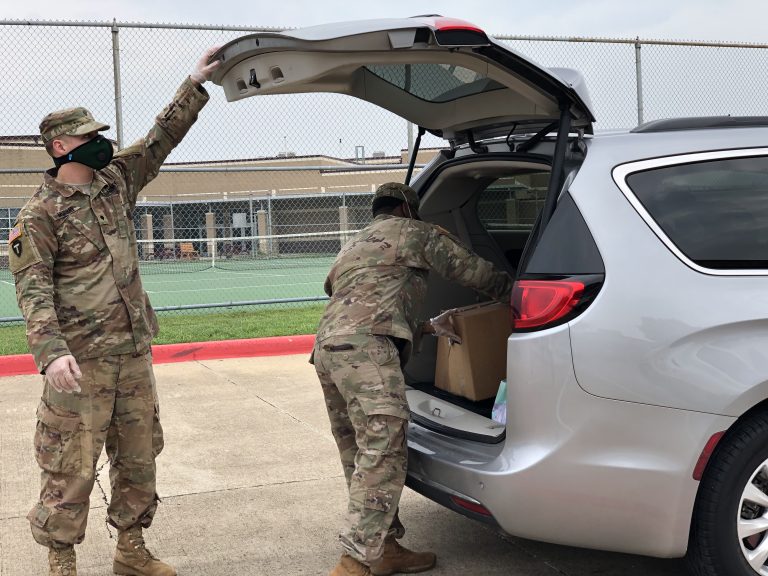 Texas National Guard helping the North Texas Food Bank feed those in need locally