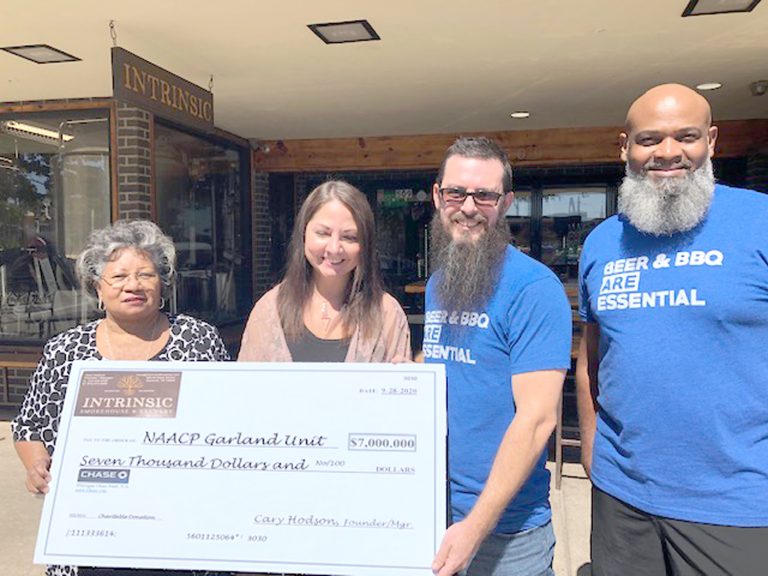 Garland NAACP partners with Intrinsic Smokehouse and Brewery
