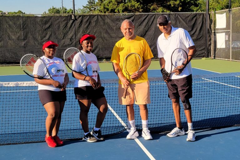 ‘Old School’ cruises to tennis win at Juneteenth Exhibition