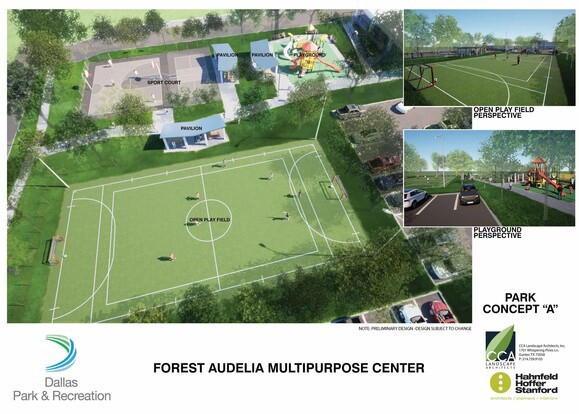 Dallas plans for Forest Audelia Multipurpose Center, includes new park and community center to revitalize Northeast communities