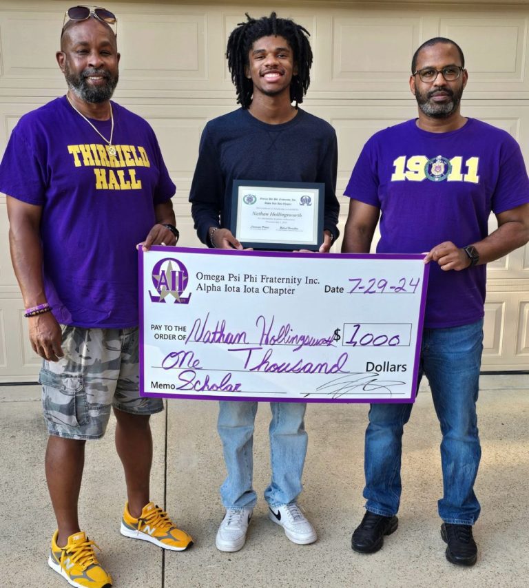 Omega Psi Phi Fraternity Inc., Alpha Iota Iota Graduate Chapter awards $8,000 in scholarships to local high school seniors