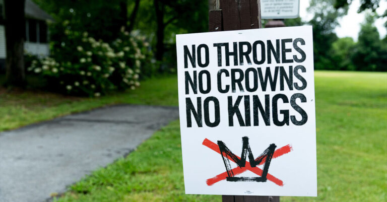 Nationwide ‘No Kings’ protests push back on Trump’s parade, policies, and power