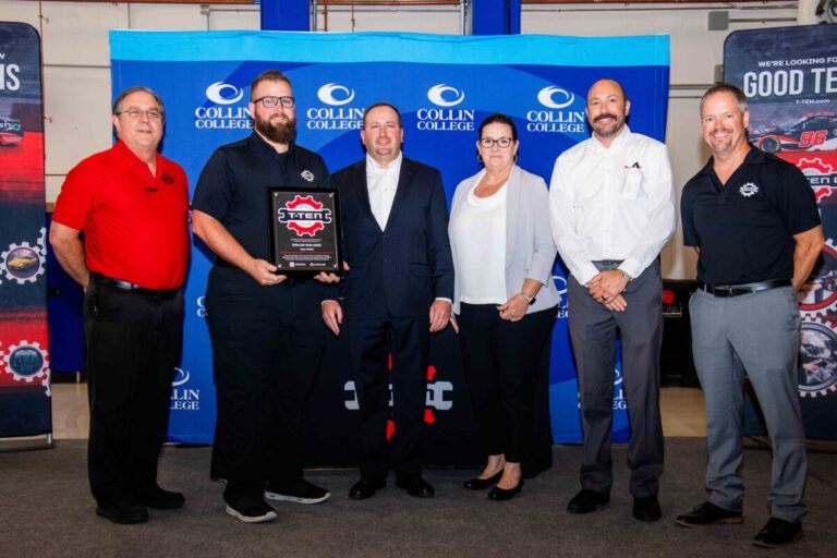Collin College recognized as a Certified Toyota T-TEN Program School