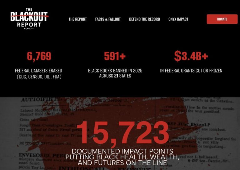 BlackOut Report on the Cost Of Distorting, Erasing and Suppressing African American Progress Released