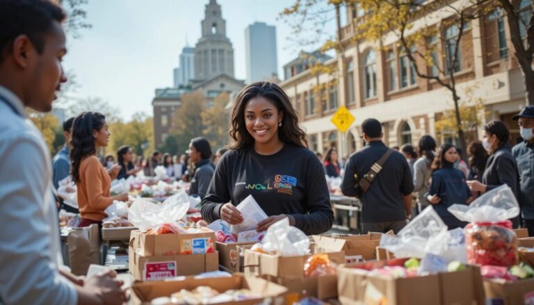 North Texas Food Bank, UNT Dallas, Tom Thumb Albertsons, and UNIQLO Partner for Thanksgiving Food Distribution